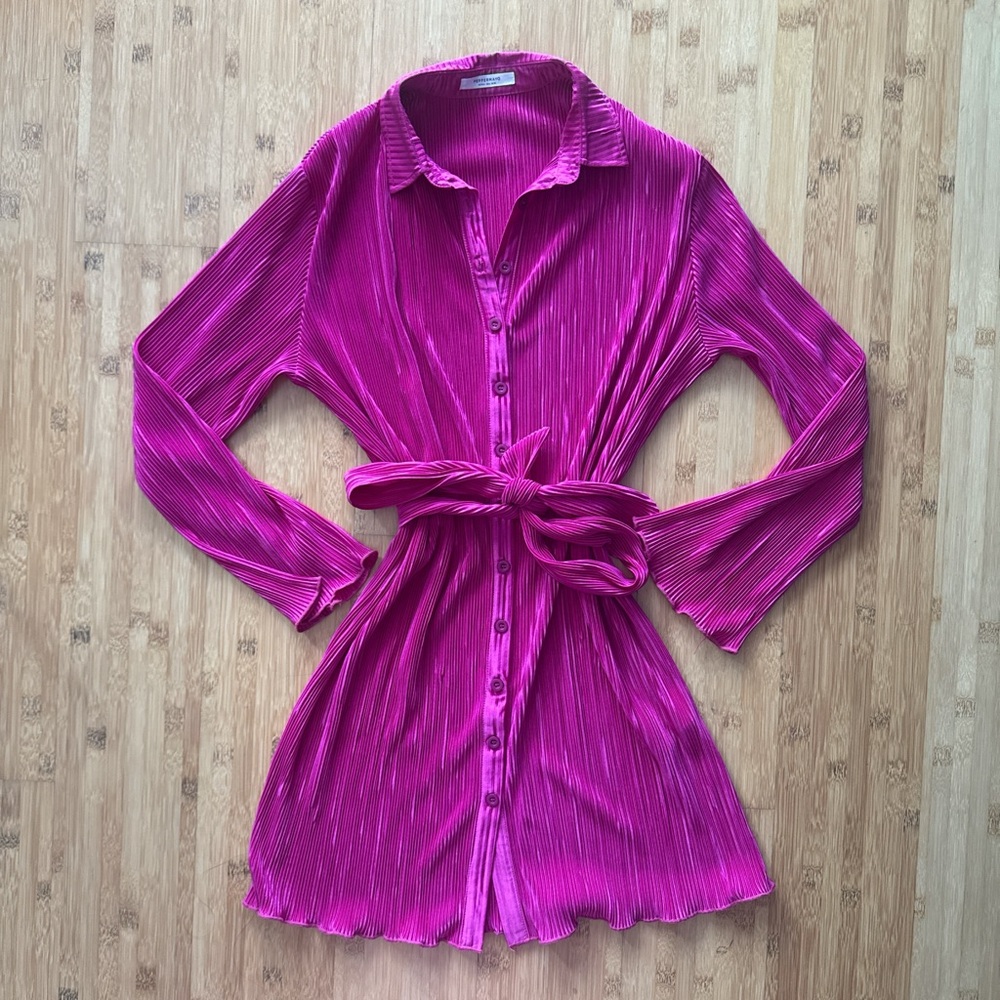 Pepper Mayo Belle Sleeve Tie Waist Dress